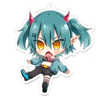 Koton Ramune - Key Chain - Acrylic Key Chain - VTuber Size-70 x 70 (mm)