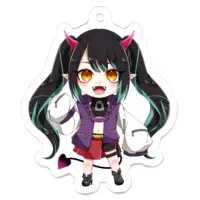 Koton Ramune - Key Chain - Acrylic Key Chain - VTuber Size-50 x 50 (mm)