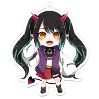 Koton Ramune - Key Chain - Acrylic Key Chain - VTuber Size-70 x 70 (mm)