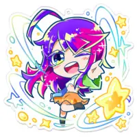 Yamanasi Miya - Key Chain - Acrylic Key Chain - VTuber Size-100 x 100 (mm)