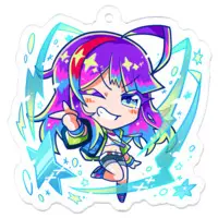 Yamanasi Miya - Key Chain - Acrylic Key Chain - VTuber Size-50 x 50 (mm)