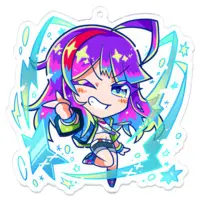 Yamanasi Miya - Key Chain - Acrylic Key Chain - VTuber Size-70 x 70 (mm)