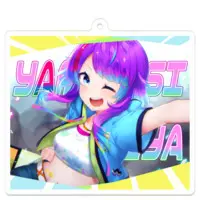 Yamanasi Miya - Key Chain - Acrylic Key Chain - VTuber Size-70 x 70 (mm)
