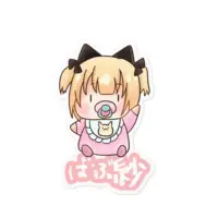 凪紗 - Stickers - VTuber Size-100 x 100 (mm)