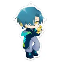 Kajiro Ritsu - Key Chain - Acrylic Key Chain - VTuber Size-70 x 70mm