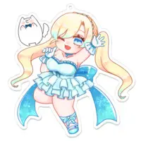 スノウ・ドロップ【phoenix】 - Key Chain - Acrylic Key Chain - VTuber Size-100 x 100 (mm)