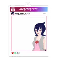 大歯メグ - Key Chain - Acrylic Key Chain - VTuber Size-70 x 70 (mm)