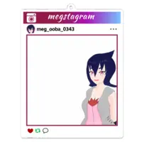 大歯メグ - Key Chain - Acrylic Key Chain - VTuber Size-100 x 100 (mm)