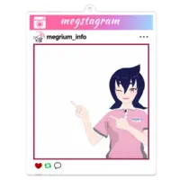 大歯メグ - Key Chain - Acrylic Key Chain - VTuber Size-100 x 100 (mm)