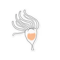 大歯メグ - Stickers - VTuber Size-100 x 100 (mm)