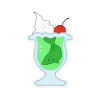 大歯メグ - Stickers - VTuber Size-160 x 160 (mm)