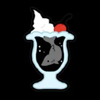 大歯メグ - Stickers - VTuber Size-100 x 100 (mm)