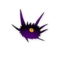 大歯メグ - Stickers - VTuber Size-100 x 100 (mm)