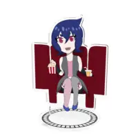 大歯メグ - Acrylic stand - VTuber Size-100x100mm