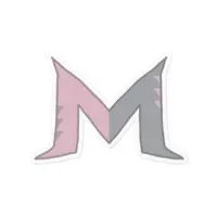 大歯メグ - Stickers - VTuber Size-100 x 100 (mm)