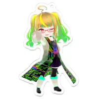 Barakane Yurika - Key Chain - Acrylic Key Chain - VTuber Size-70 x 70 (mm)