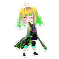 Barakane Yurika - Key Chain - Acrylic Key Chain - VTuber Size-100 x 100 (mm)