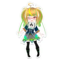 Barakane Yurika - Key Chain - Acrylic Key Chain - VTuber Size-100 x 100 (mm)