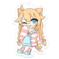 炒飯 - Key Chain - Acrylic Key Chain - VTuber Size-50 x 50 (mm)