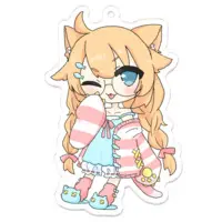 炒飯 - Key Chain - Acrylic Key Chain - VTuber Size-70 x 70 (mm)
