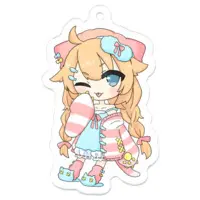 炒飯 - Key Chain - Acrylic Key Chain - VTuber Size-50 x 50 (mm)