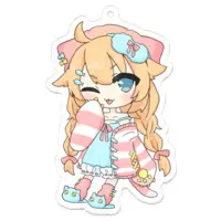 炒飯 - Key Chain - Acrylic Key Chain - VTuber Size-70 x 70 (mm)