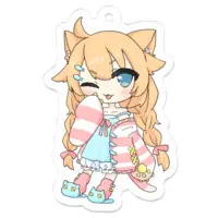 炒飯 - Key Chain - Acrylic Key Chain - VTuber Size-50 x 50 (mm)