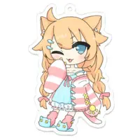 炒飯 - Key Chain - Acrylic Key Chain - VTuber Size-70 x 70 (mm)