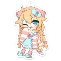 炒飯 - Key Chain - Acrylic Key Chain - VTuber Size-70 x 70 (mm)
