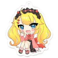 炒飯 - Key Chain - Acrylic Key Chain - VTuber Size-50 x 50 (mm)