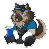 Yaneura Souji - Key Chain - Acrylic Key Chain - VTuber Size-100 x 100 (mm)