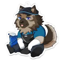 Yaneura Souji - Key Chain - Acrylic Key Chain - VTuber Size-70 x 70 (mm)