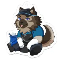 Yaneura Souji - Key Chain - Acrylic Key Chain - VTuber Size-50 x 50 (mm)