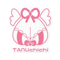 Akasa Tanu - Stickers - VTuber Size-100 x 100 (mm)