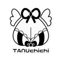 Akasa Tanu - Stickers - VTuber Size-100 x 100 (mm)