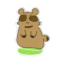 Akasa Tanu - Acrylic stand - VTuber Size-70x70mm