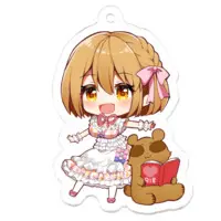 Akasa Tanu - Key Chain - Acrylic Key Chain - VTuber Size-50 x 50 (mm)