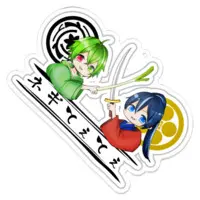 Amaka Rororu & Temma Kenichi - Acrylic Key Chain - Key Chain - VTuber Size-100mm