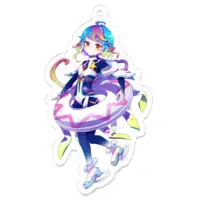 Niui-chan - Key Chain - Acrylic Key Chain - VTuber Size-70 x 70 (mm)