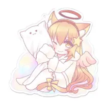 みるきぃ🐾 - Key Chain - Acrylic Key Chain - VTuber Size-100 x 100 (mm)