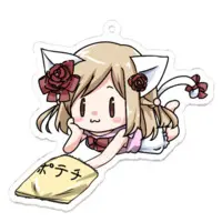 結城澪 - Acrylic Key Chain - Key Chain - VTuber Size-70 x 70 (mm)