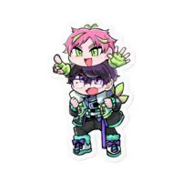 綿花チャンネル - Stickers - VTuber Size-100 x 100 (mm)