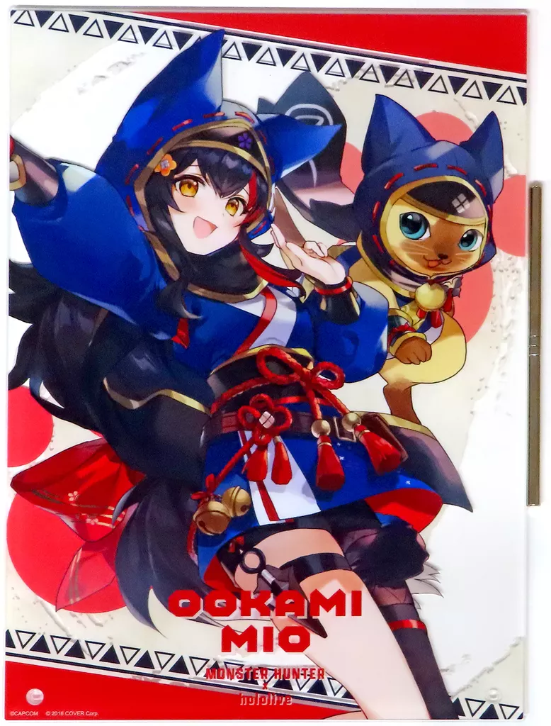 Ookami Mio - Monster Hunter x Hololive - Acrylic Art Plate - hololive