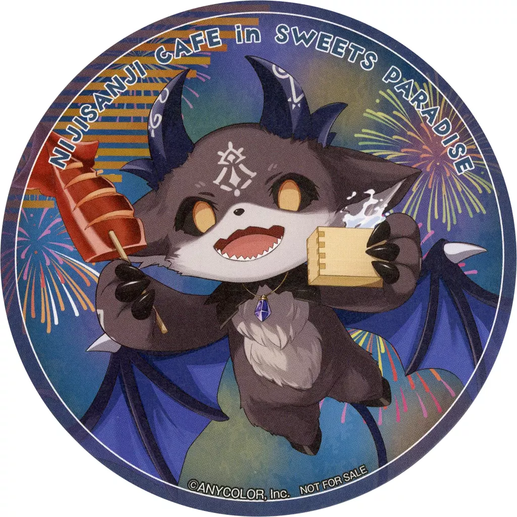 Debidebi Debiru - Tableware - Coaster - Nijisanji
