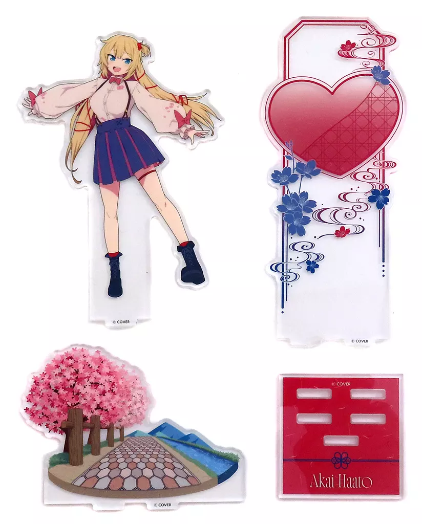 Akai Haato - Acrylic Diorama Stand - Acrylic stand - hololive