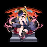 Fudzuki Rei - Stickers - VTuber Size-100 x 100 (mm)