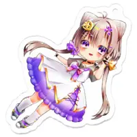 みこにゅチャンネル - Acrylic Key Chain - Key Chain - VTuber Size-50 x 50 (mm)