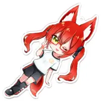みこにゅチャンネル - Acrylic Key Chain - Key Chain - VTuber Size-100 x 100 (mm)