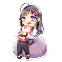 みこにゅチャンネル - Acrylic Key Chain - Key Chain - VTuber Size-100 x 100 (mm)