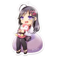 みこにゅチャンネル - Acrylic Key Chain - Key Chain - VTuber Size-70 x 70 (mm)